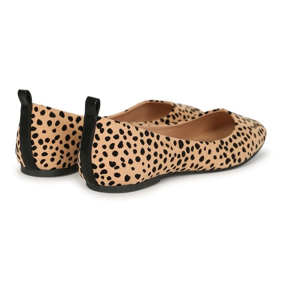 Leoapord Square Toe Ballerina FLats Size 6 (Last Pair Sale) - Picture 6 of 6